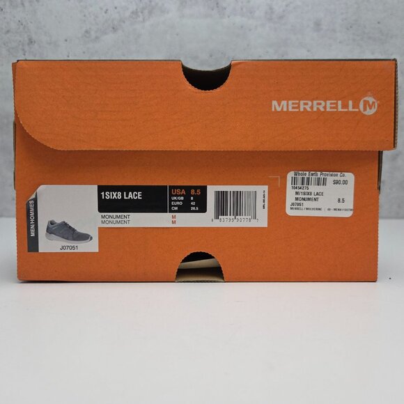 Merrell 1SIX8 Athletic Running Training Sneakers Lace Up Gray Mens Size 8.5 - Picture 7 of 10